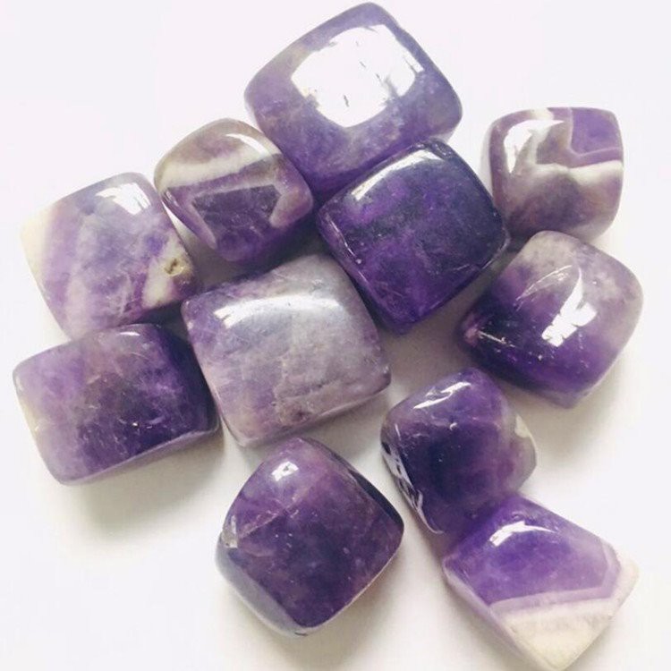 Natürliche Amethyst getrommelt Stein