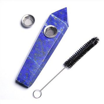 Natürliche Lapis Lazuli Kristall Räucherpfeife