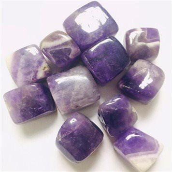 Batu Amethyst Tumbled Asli