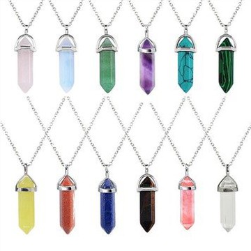 Naravni healing crystal obeski